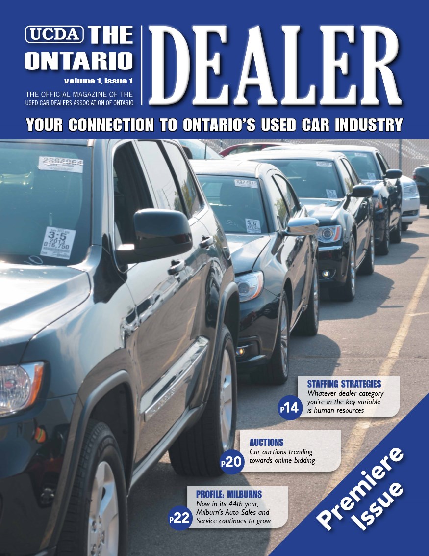 The Ontario Dealer cover, Premiere Issue