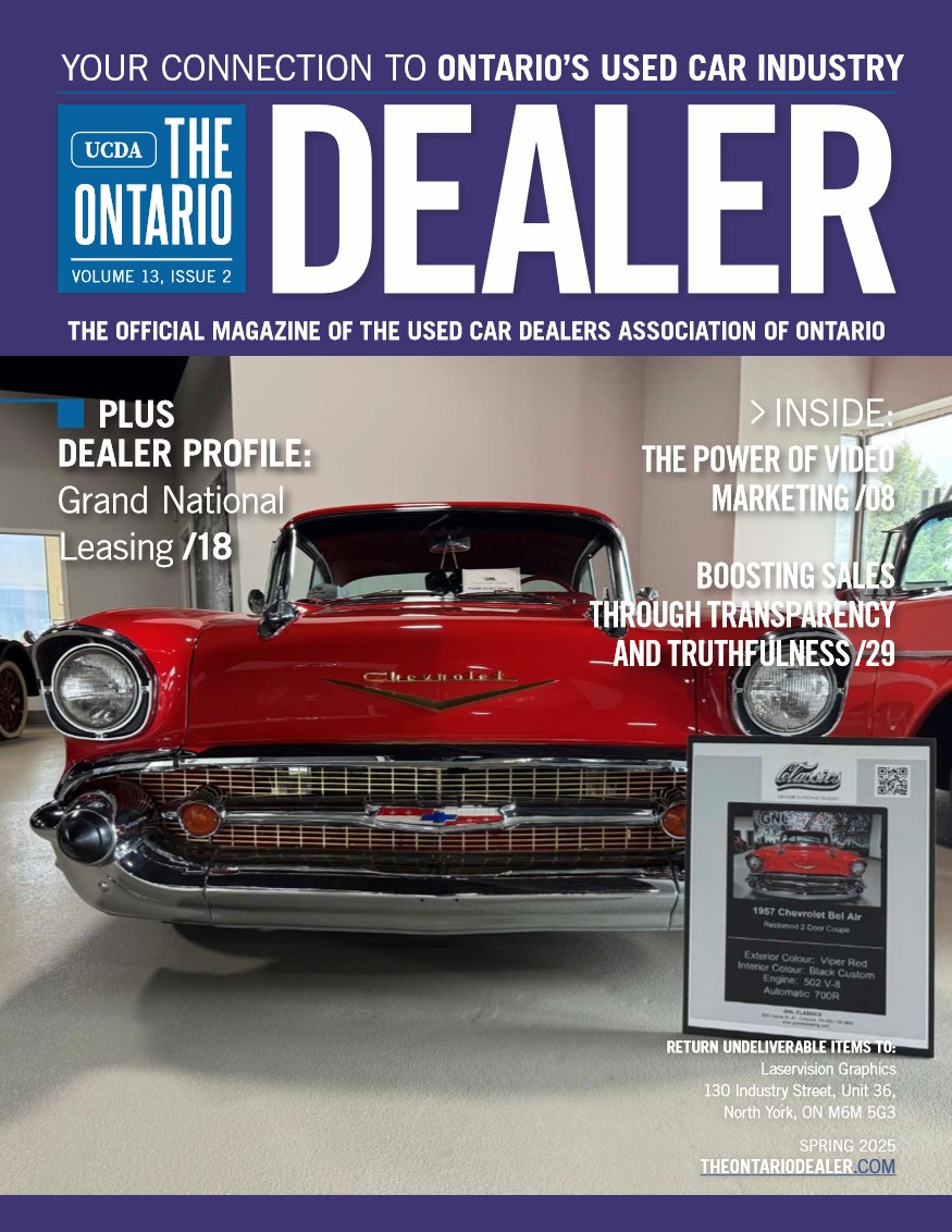The Ontario Dealer magazine cover, Spring 2025